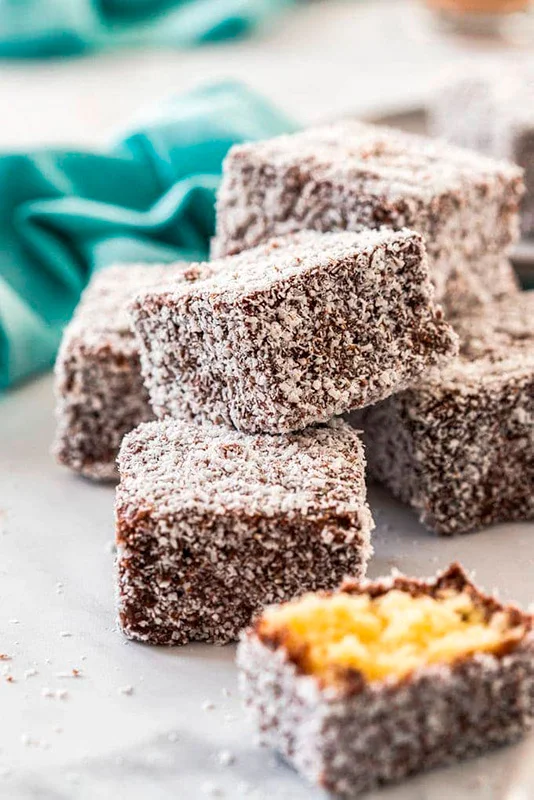 Lamington australiano pasteleria santander